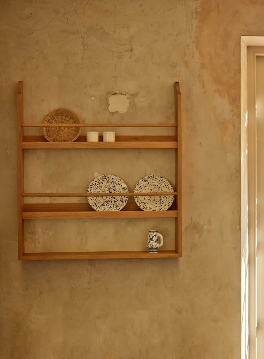 Witham Oak Wall Rack - Main image