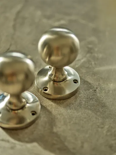 Grove Door Handles, Matt Nickel