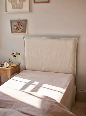 Mila Headboard, Flax Linen